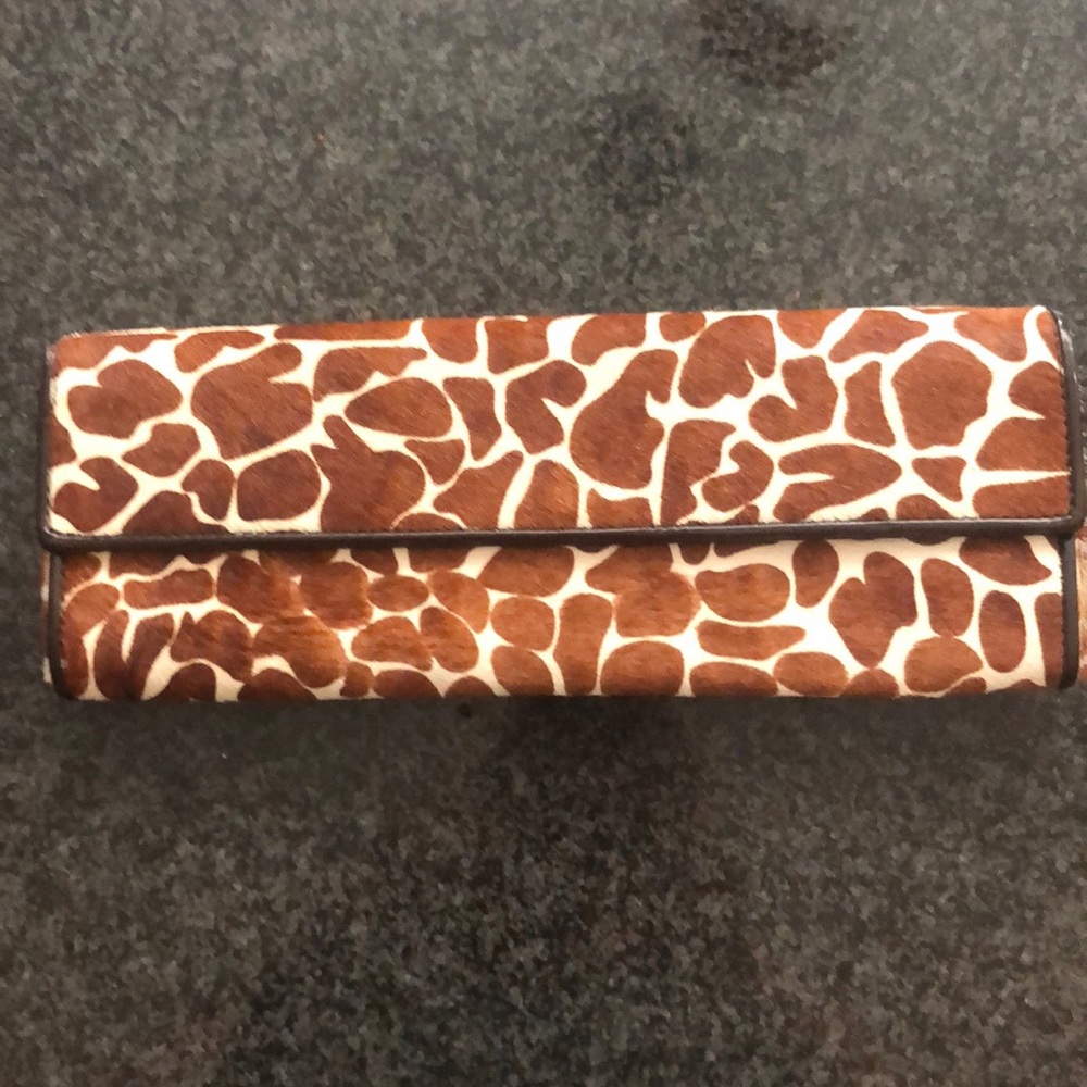 ALDO Giraffe print clutch